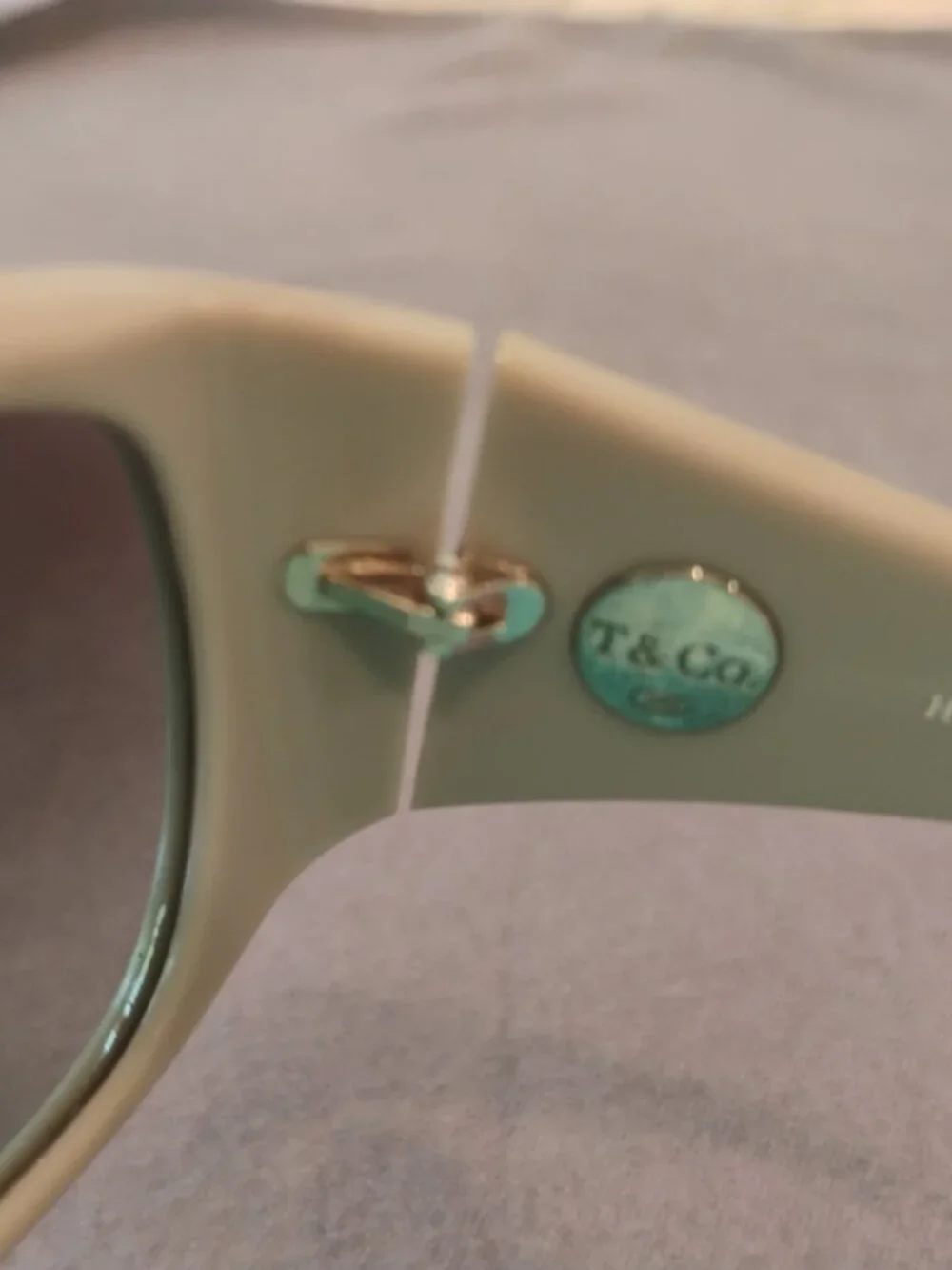 Tiffany & Co. grey framed sunglasses
